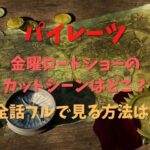 パイレーツ金曜ロードショーのカットシーンはどこ？全作品フルで見る方法は？