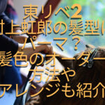 東リベ2村上虹郎の髪型はパーマ？髪色のオーダー方法やアレンジも紹介
