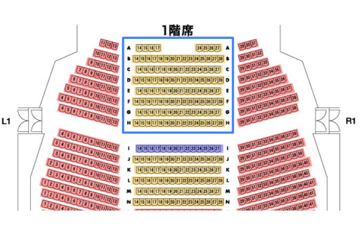 ハリポタ舞台の座席表の詳細と見え方は？どこがいいかおすすめは？