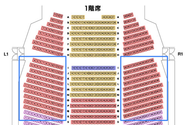 ハリポタ舞台の座席表の詳細と見え方は？どこがいいかおすすめは？