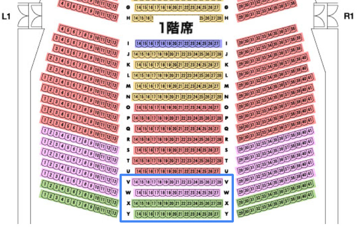 ハリポタ舞台の座席表の詳細と見え方は？どこがいいかおすすめは？