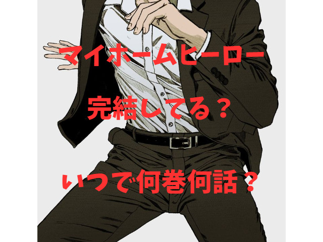 マイホームヒーロー完結してる？いつで何巻何話？
