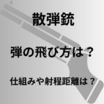 散弾銃の射程距離はどのくらい？玉の飛び方の仕組みも解説