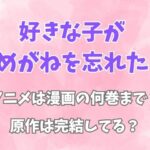 好きな子がめがねを忘れたアニメは漫画の何巻まで？原作は完結してる？