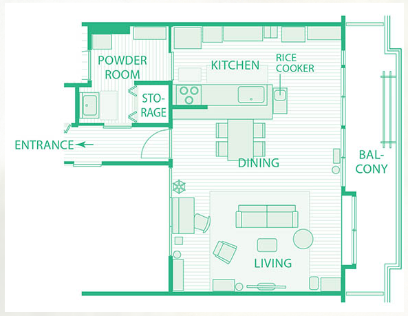 きのう何食べた？マンションの家賃はいくら？場所はどこに住んでる設定？